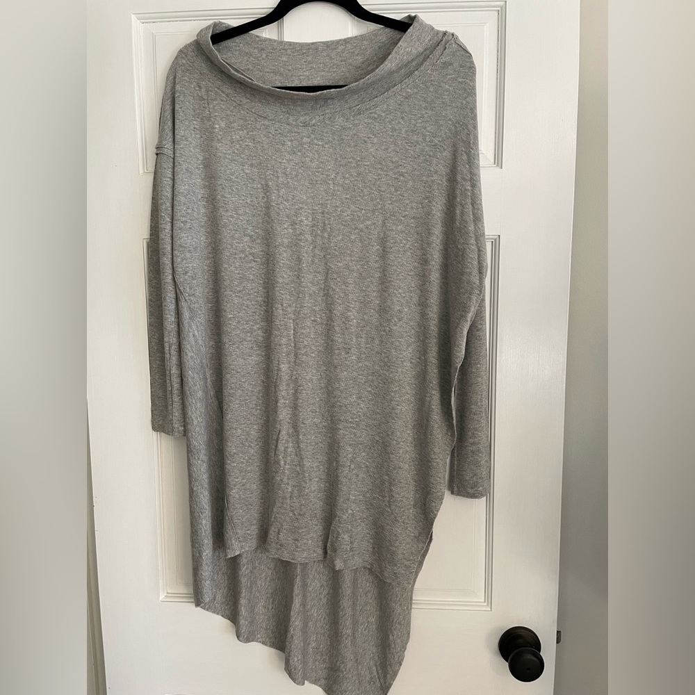 Free People Asymmetrical Jersey Knit Top by We the Free Size M
